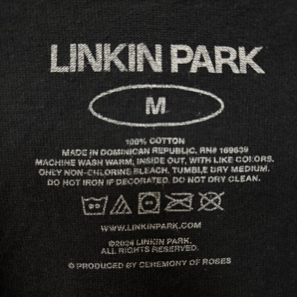 Linkin Park Hybrid Theory Album Cover Nu Metal Rock T-shirt Medium - Picture 4 of 4